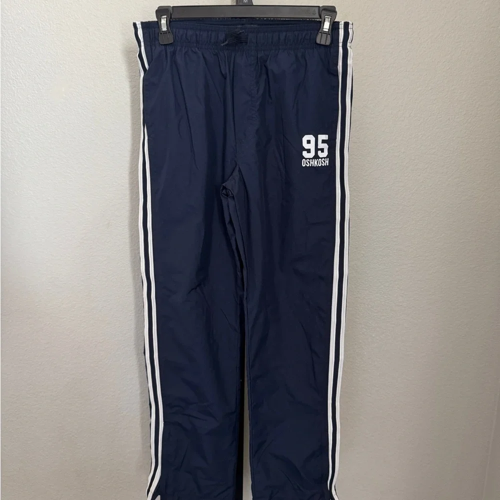 OshKosh B'gosh Navy Trackpants with White Stripes